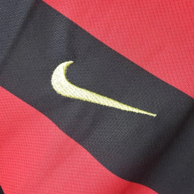 Jersey Flamengo Retro 2009 Vermelha e Preta