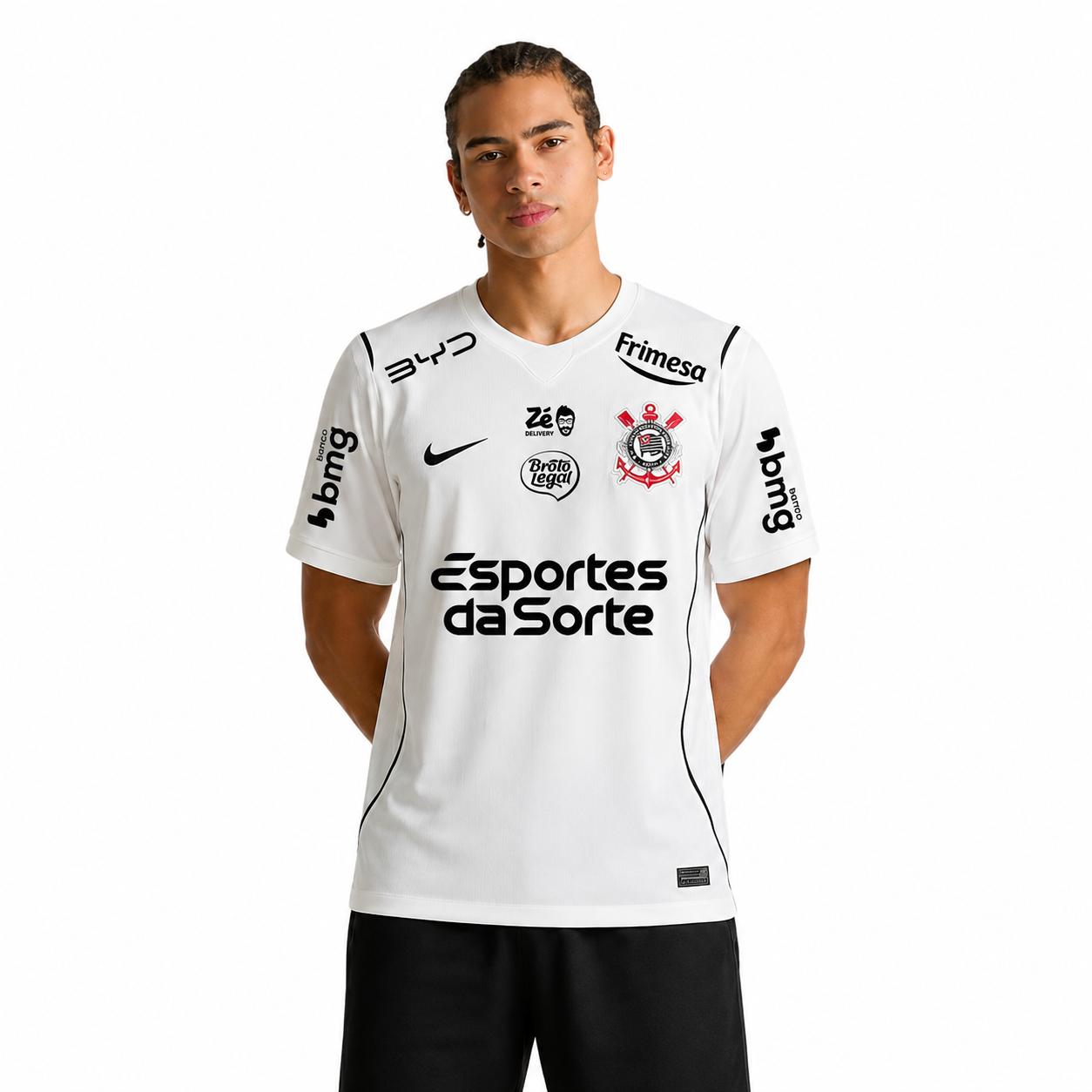 Corinthians 2027 Home Fan Version com Sponsor | Jersey Zone Store