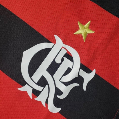 Jersey Flamengo Retro 2009 Vermelha e Preta