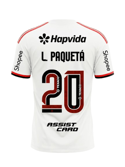 Flamengo 26/27 Away Jersey #20 PAQUETA - with Sponsors - Fan Version