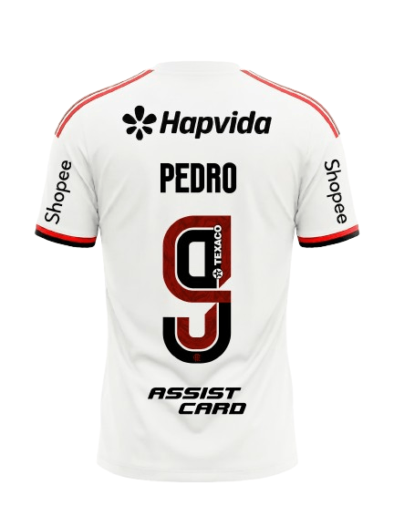 Flamengo 26/27 Away Jersey #9 PEDRO - with Sponsors - Fan Version