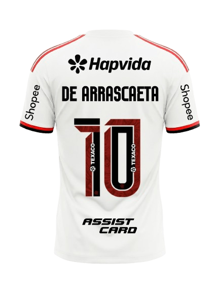 Flamengo 26/27 Away Jersey #10 Arrascaeta - with Sponsors - Fan Version