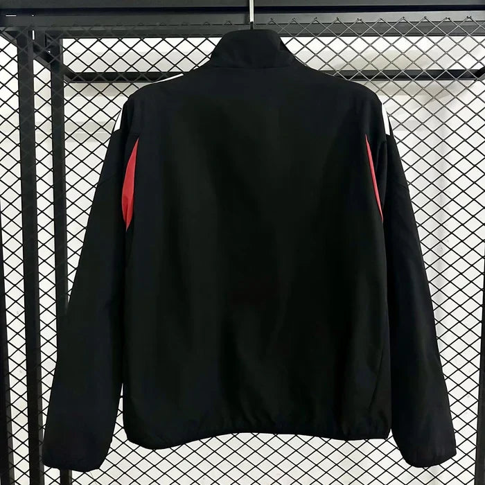 Casaco preto e vermelho 2025/26 fecho completo Benfica