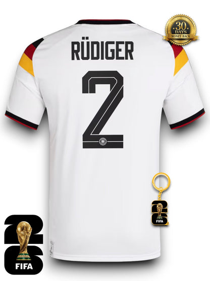 Germany World Cup 2026 Jersey #2 RÜDIGER
