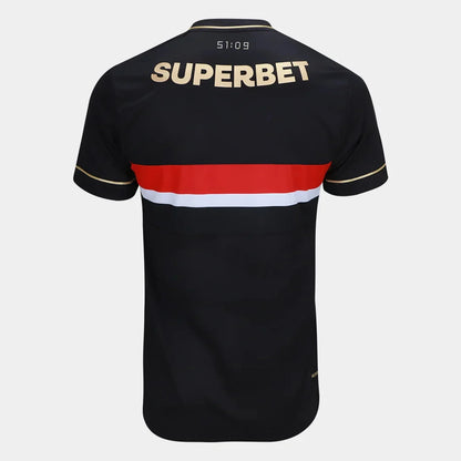 Jersey Sao Paulo Tricolor Third 25/26 - Preta - Fan version