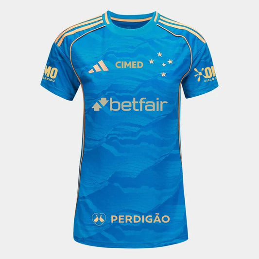 Jersey Cruzeiro 2025/26 Women's/Women Third - Fan Version All Sponsor