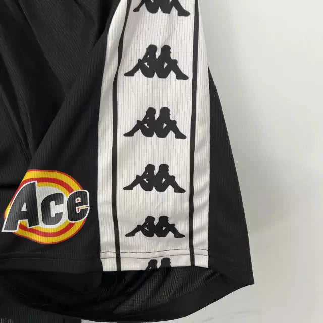 Short Vasco da Gama Retrô 2000 - Masculino - Preto e Branco