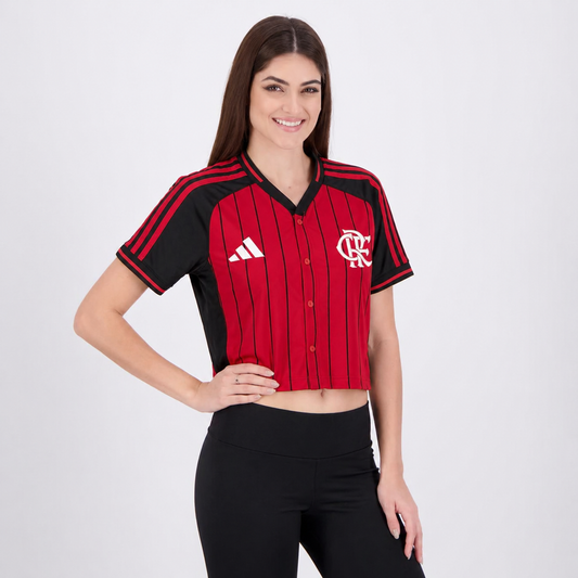 Cropped Flamengo Women's Baseball style 2025