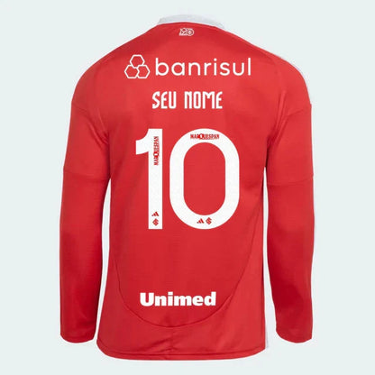 SC Internacional Home 2025 - Long Sleeve SPONSOR