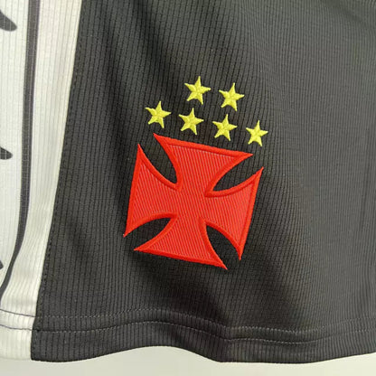Short Vasco da Gama Retrô 2000 - Masculino - Preto e Branco
