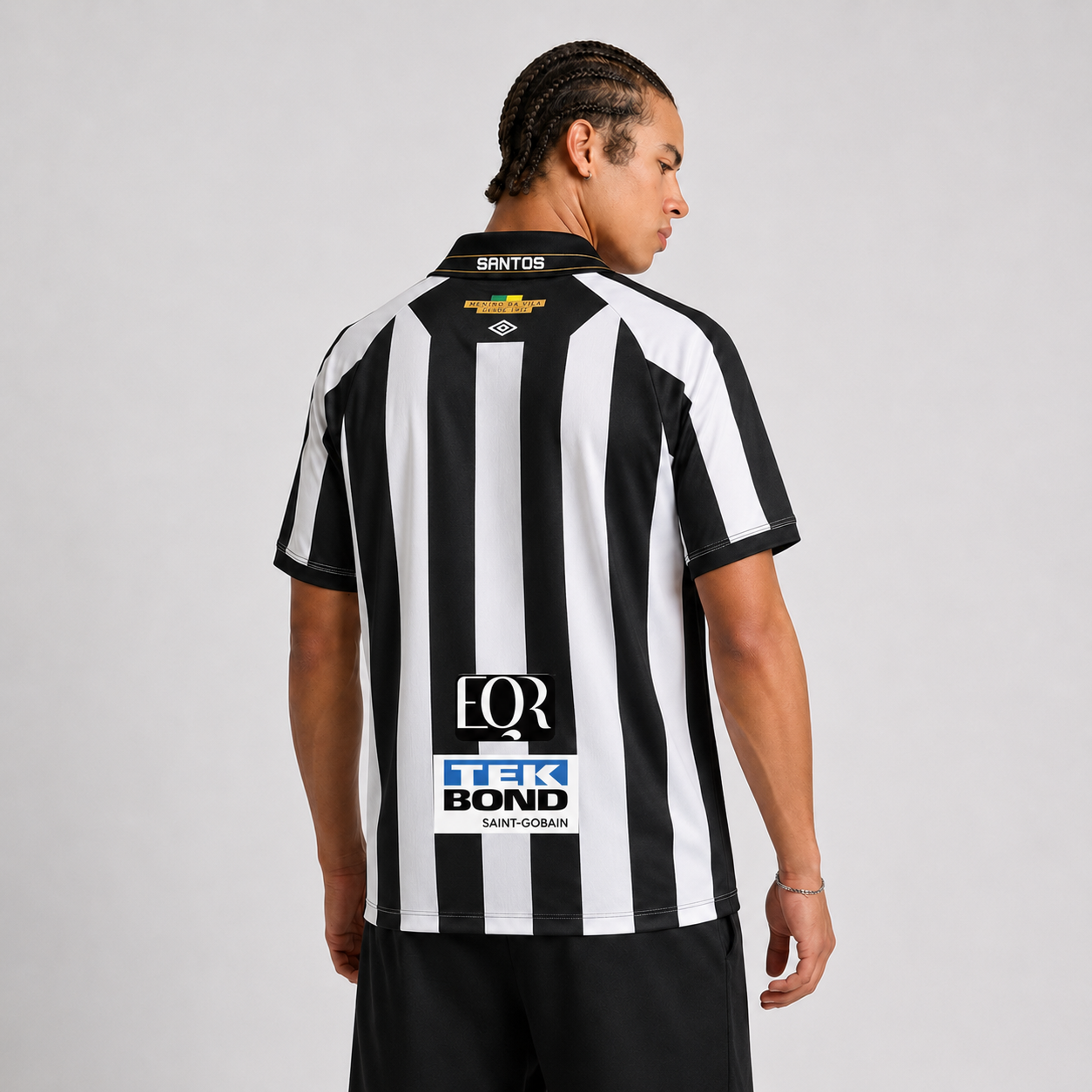 Santos 2027 Home Fan Version com patrocinios | Jersey Zone Store
