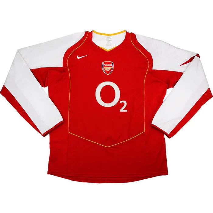 Arsenal Retro Jersey Home 2004/05 - Long Sleeve