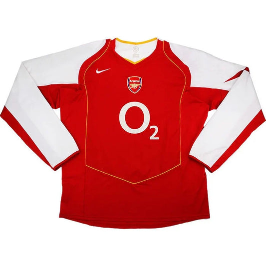 Arsenal Retro Jersey Home 2004/05 - Long Sleeve