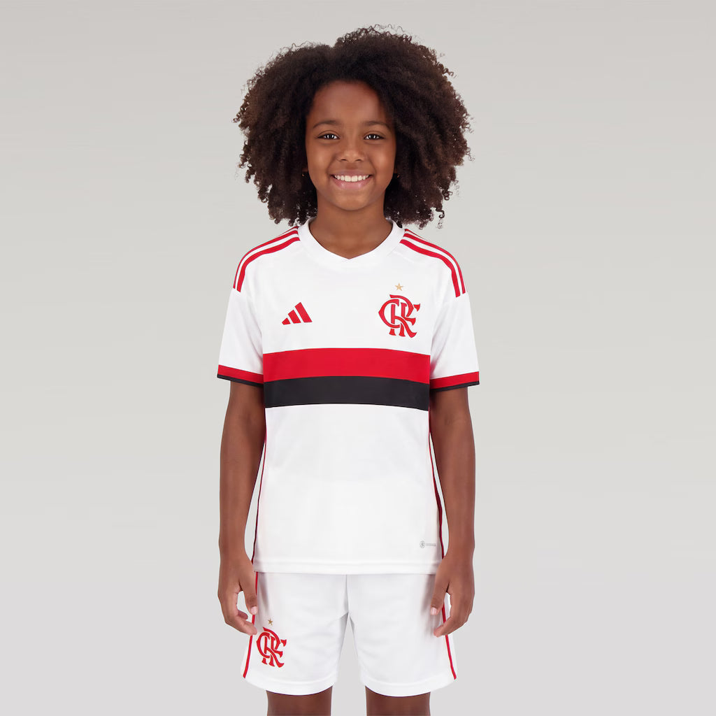 Camisa do Flamengo II 2027 Kit Kids Infantil