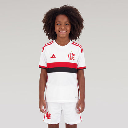 Camisa do Flamengo II 2027 Kit Kids Infantil