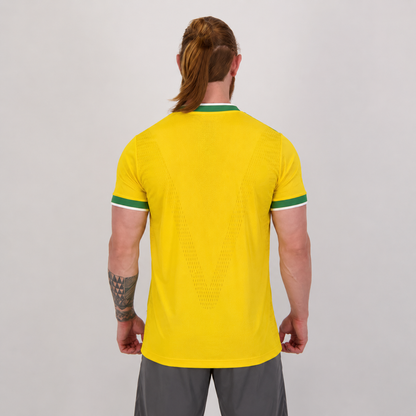 Flamengo Brasil 2026 - Amarelo+Verde Player [Slim Fit]