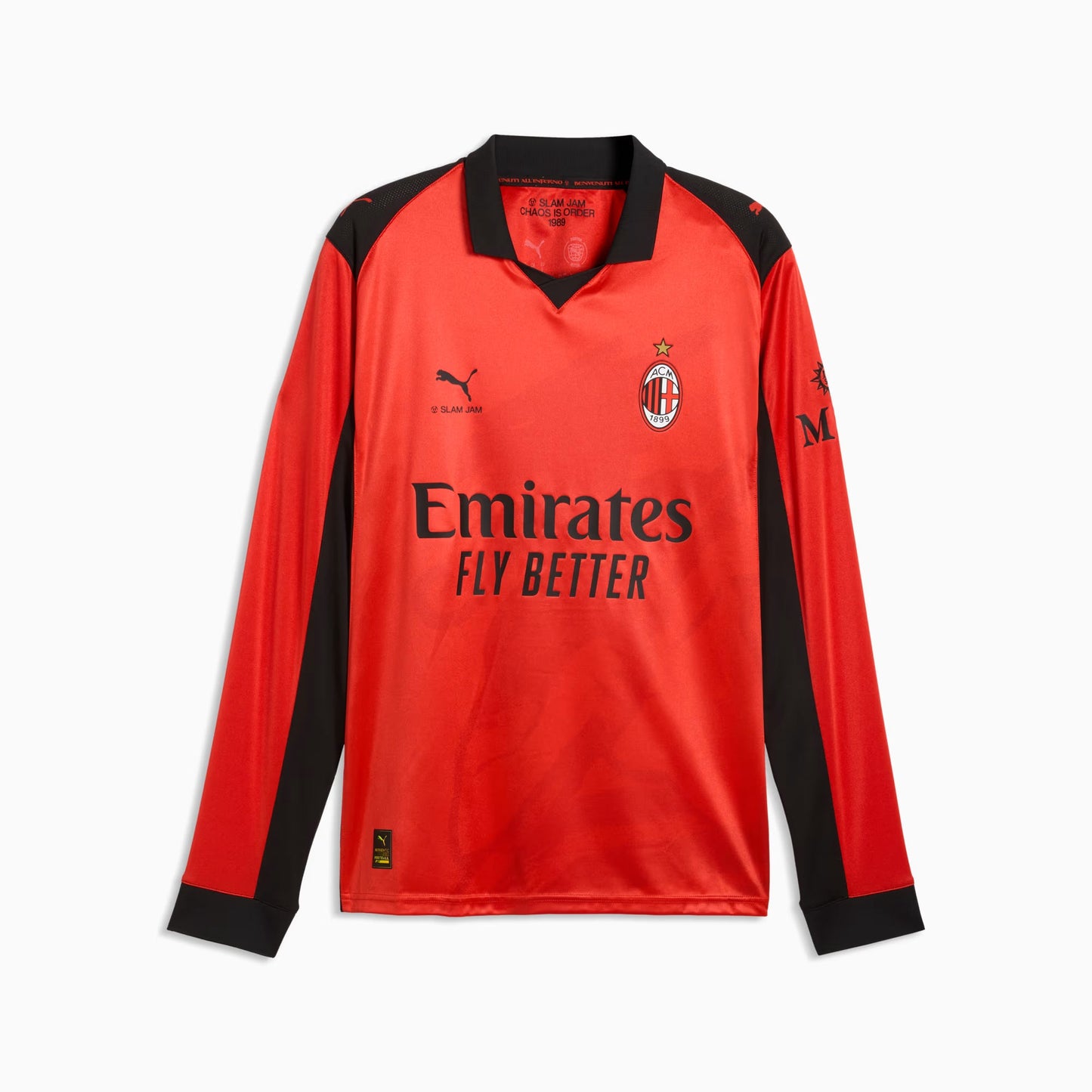 AC MILAN x SLAM JAM Long Sleeve Jersey Red