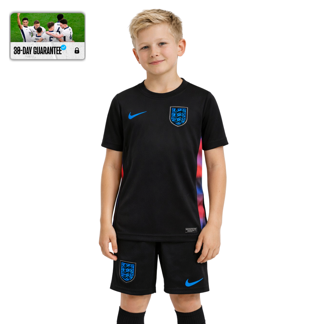 England 2025/26 Away Kids Kit