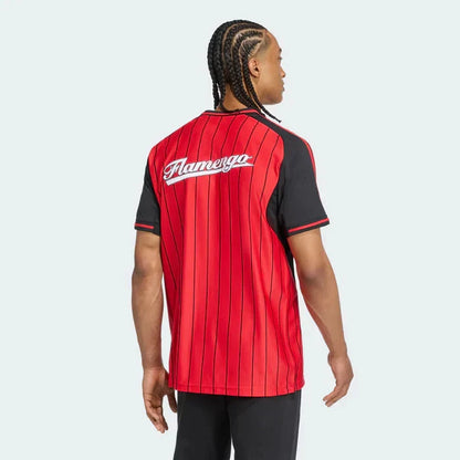 Flamengo Home Jersey 2025/26 - Version Baseball US Pack [Slim Fit]