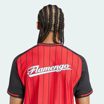 Flamengo Home Jersey 2025/26 - Version Baseball US Pack [Slim Fit]