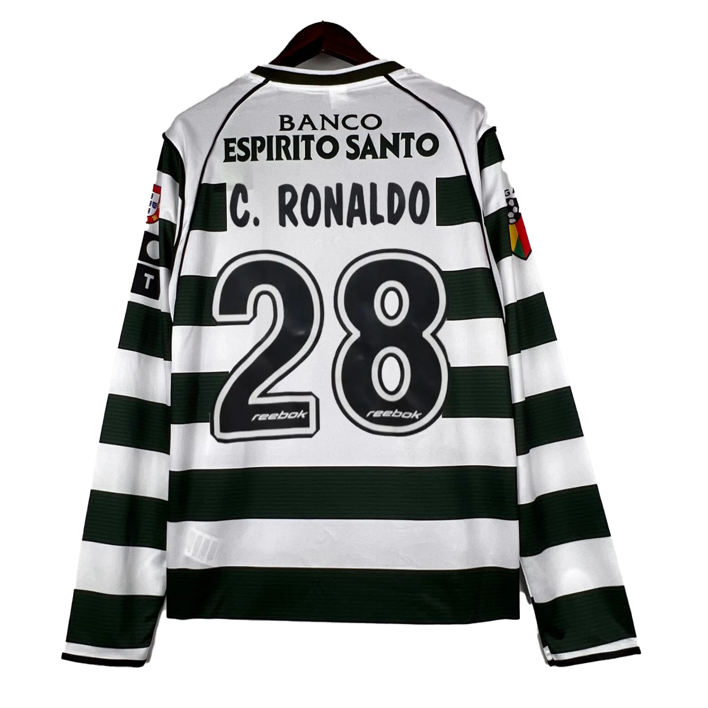Camisola Sporting Manga Comprida Retro 2001/03 - Modelo Exclusivo!