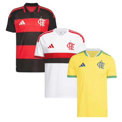 Combo 3 Mantos do Flamengo 2026/27 - Fan Version