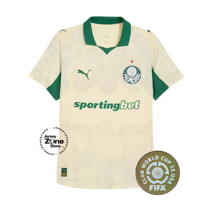 Palmeiras Away Fan Jersey Sponsor 2025 Club World Cup