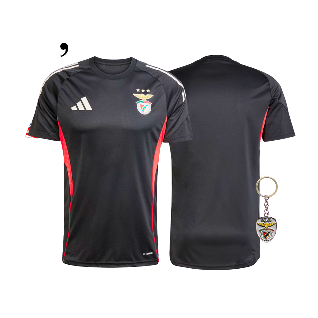 Camisola Benfica Treino Preta 2025/26 - ÚLTIMAS UNIDADES