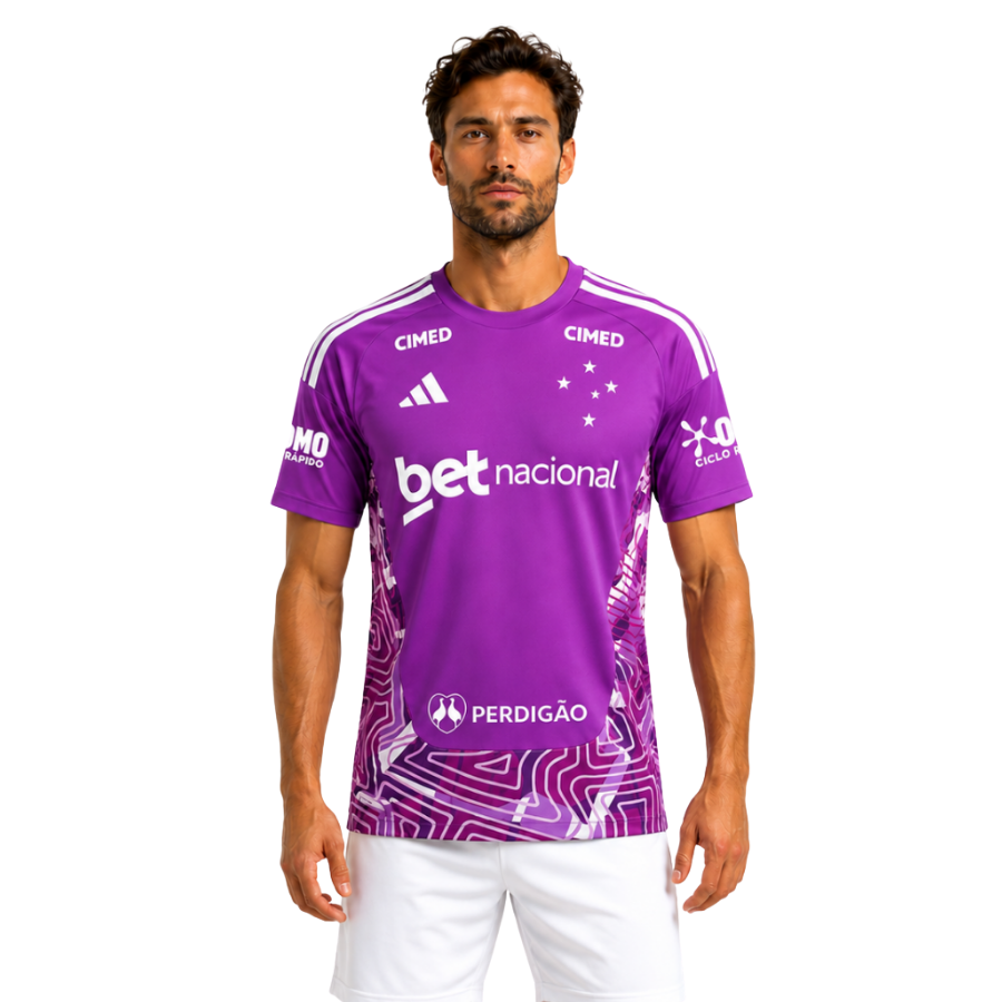Cruzeiro Goleiro 26/27 - Fan Version com Sponsor
