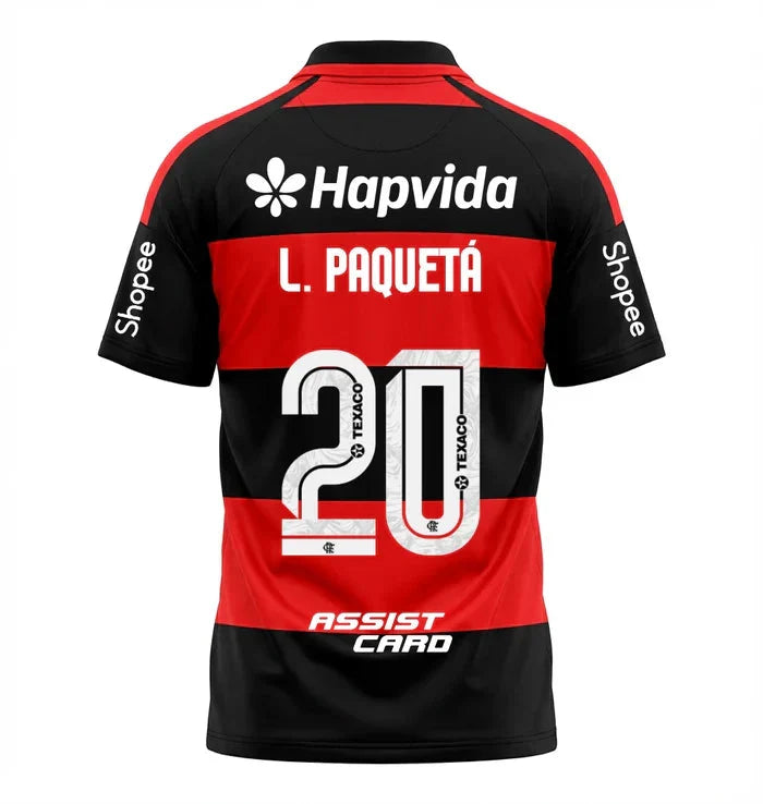 Flamengo 26/27 Home Jersey #PAQUETA - with Sponsors - Fan Version