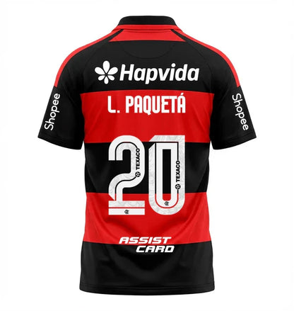 Flamengo 26/27 Home Jersey #PAQUETA - with Sponsors - Fan Version