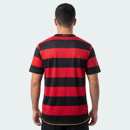 Jersey Flamengo Retro 2009 Vermelha e Preta