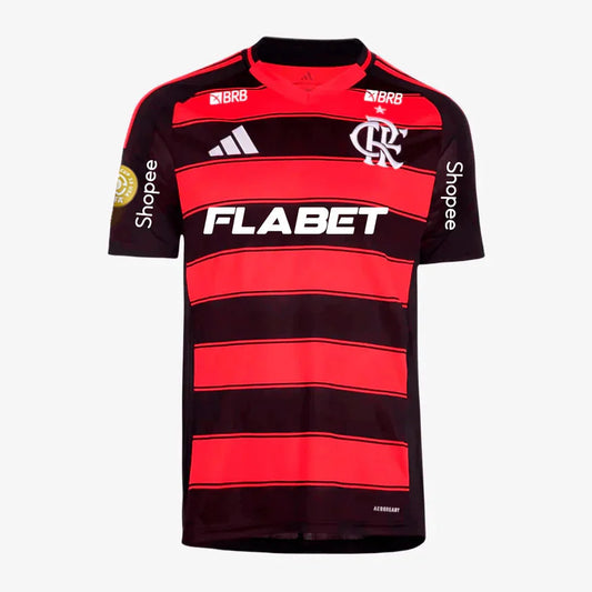 Jersey Flamengo 2025/26 I with Sponsors + Patch Mundial