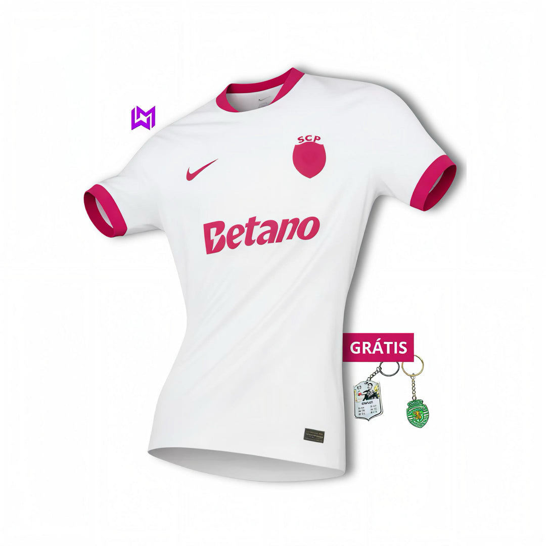 Camisola Sporting PINK OCTOBER rosa 2025/26 - LANÇAMENTO 🔥