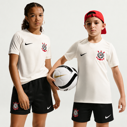 Camisa Corinthians Home 2027 Kit Kids Infantil
