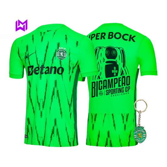 Camisola Sporting Verve BICAMPEÃO 2024/25 - MODELO EXCLUSIVO! 🦁🏆