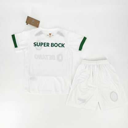 Conjunto Infantil Sporting Alternativa 2024/25 - ÚLTIMAS UNIDADES! 🔥💚
