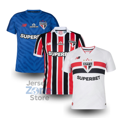 Combo 3 Mantos do Sao Paulo 2027 - Fan Version