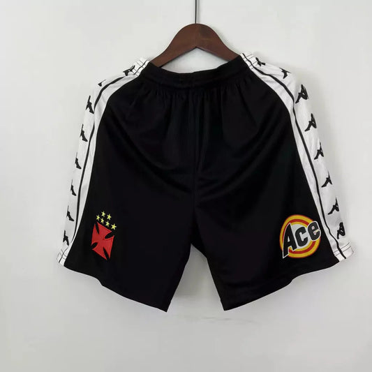 Short Vasco da Gama Retrô 2000 - Masculino - Preto e Branco