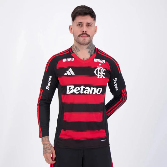 Jersey Long Sleeve Flamengo 2025/26 I All Sponsor