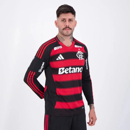Jersey Long Sleeve Flamengo 2025/26 I All Sponsor