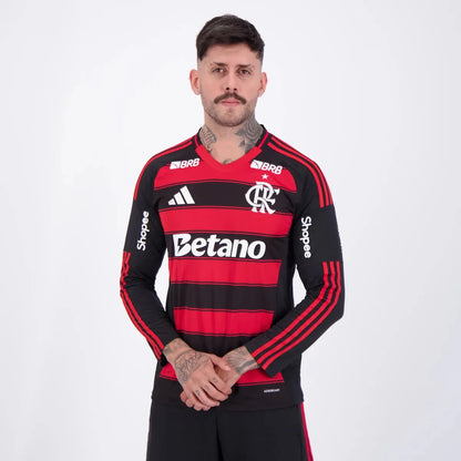 Jersey Long Sleeve Flamengo 2025/26 I All Sponsor