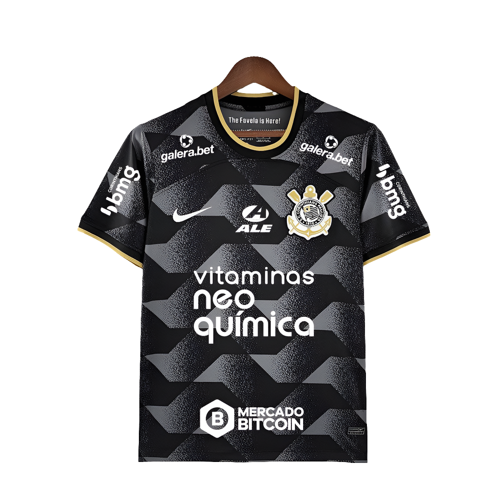 Corinthians 22/23 II Away Jersey - with Sponsors - Fan Version