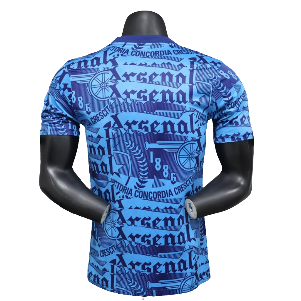 Arsenal 25/26 Pre-Match Jersey - Blue - Player Version