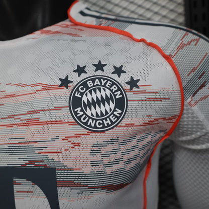 Bayern Munich Player Jersey Away 2025/26-  Long Sleeve