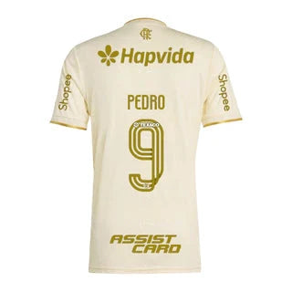 Manto Flamengo Jogo 3 2025/26 – Fan version All Sponsor #9 Pedro