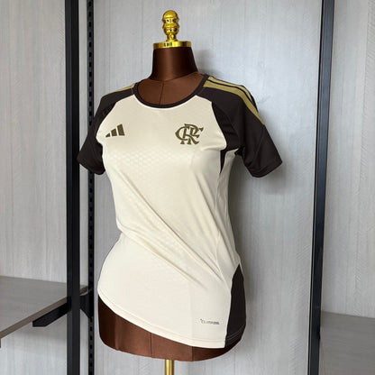 Jersey Flamengo Training 2026 Women's Bege - Fan Version