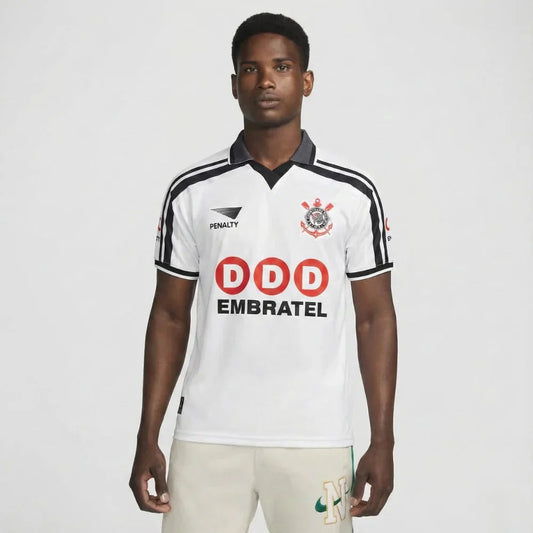 Jersey Corinthians Retrô Home 1998 Embratel