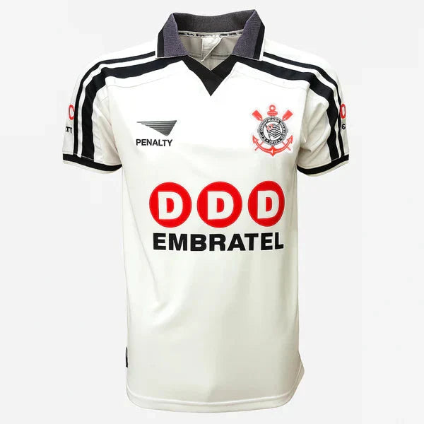 Jersey Corinthians Retrô Home 1998 Embratel