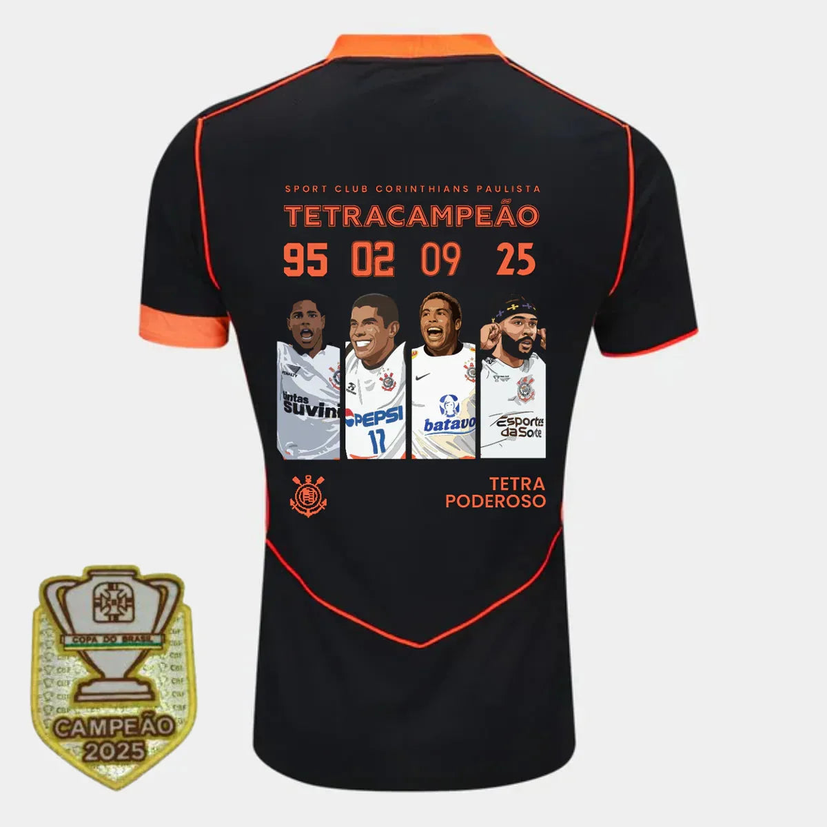 Jersey Corinthians Third Especial Tetracampeão + Patch